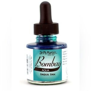 🔥5 FOR $25🔥 Dr. Ph. Martin's Bombay India Ink, Aqua